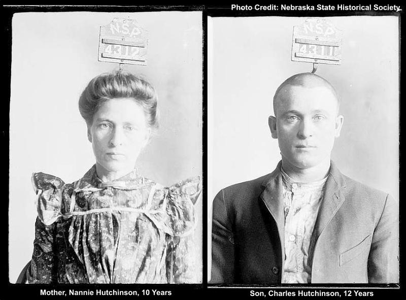 Nannie & Charles Hutchinson, Mother & Son Murderers in Rural Nebraska, 1903