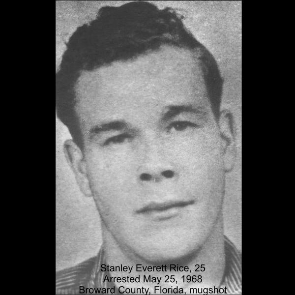 Serial Killer Stanley Rice mugshot, 1968