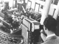Televion camera used to televise the first live murder trial in the United States
