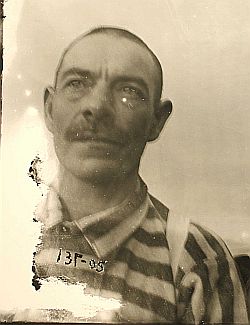 John Gavin's mug shot after he was processed at McNeil Island Federal Penitentiary.
